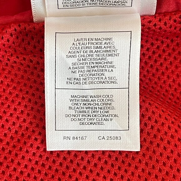 Walt Disney World Jacket Small Mickey Mouse Red Stitched Hood - Picture 6 of 6